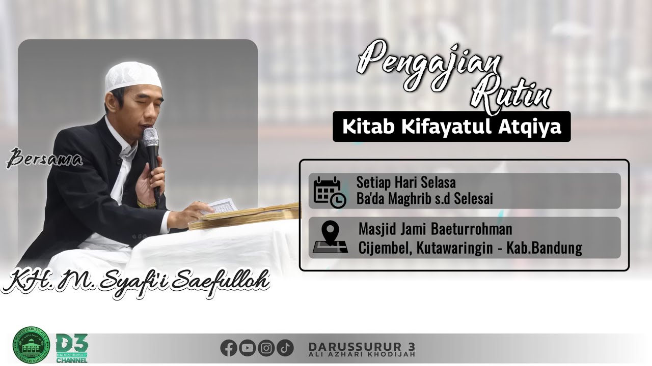 LIVE
kitab kifayatul atqiya cetakan haramain hal. 18 / cetakan darul qutb hal. 48