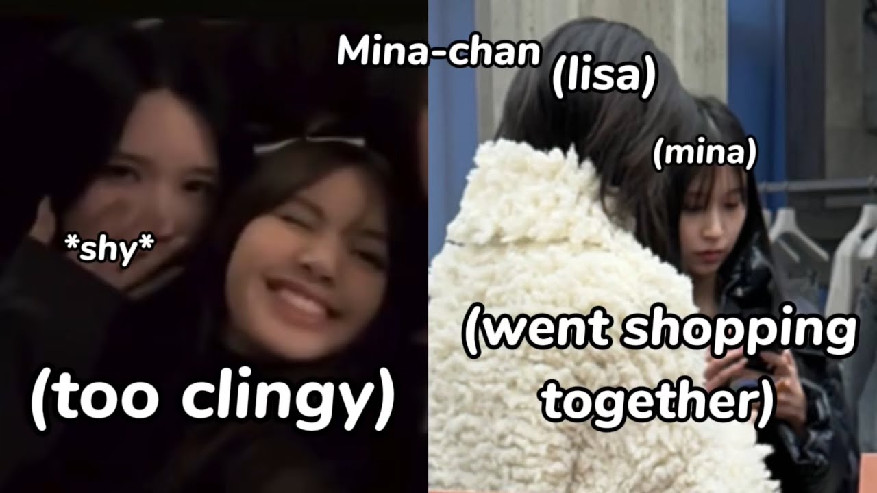 proof that mina being *so close* to blackpink&rsquo;s lisa but fans couldn&rsquo;t believe it&hellip;