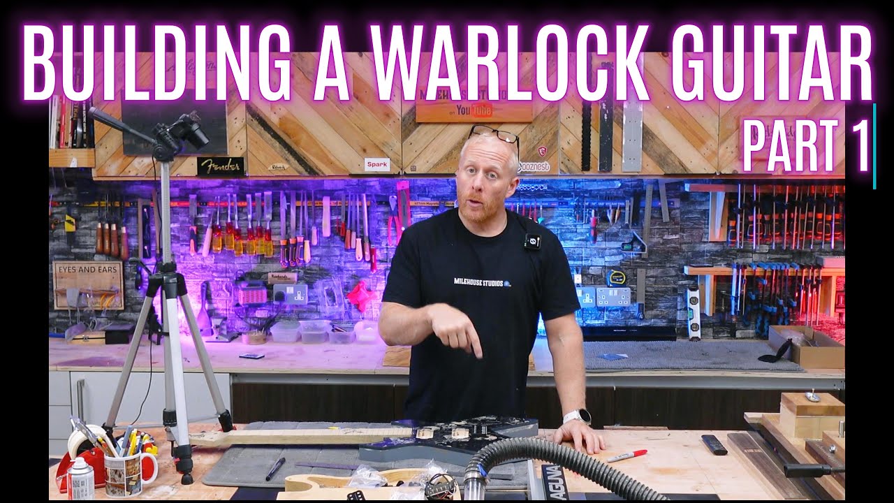 Making a Gothic Warlock Guitar from Scratch Part 1