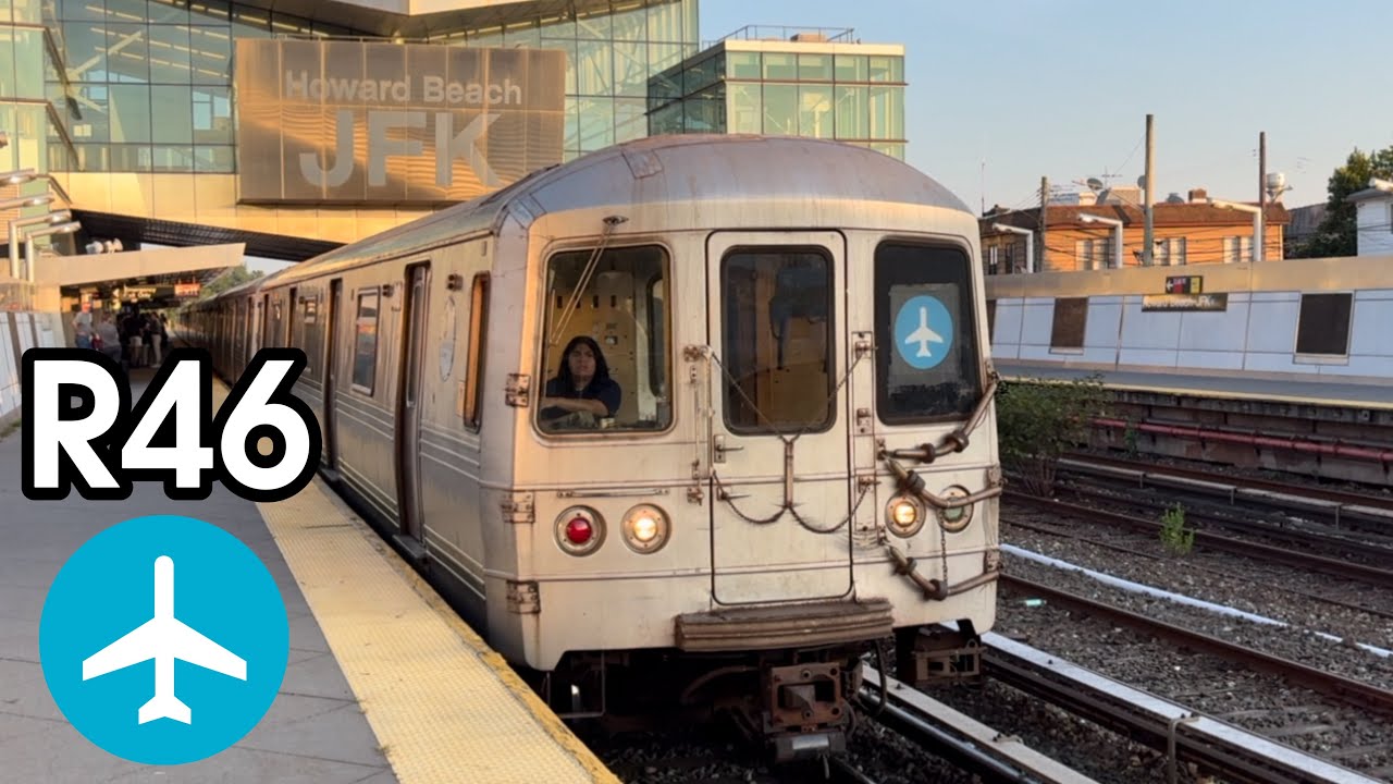 IND Rockaway Line: (A) & (S) Action @Howard Beach-JFK Airport + R46 JFK Exp