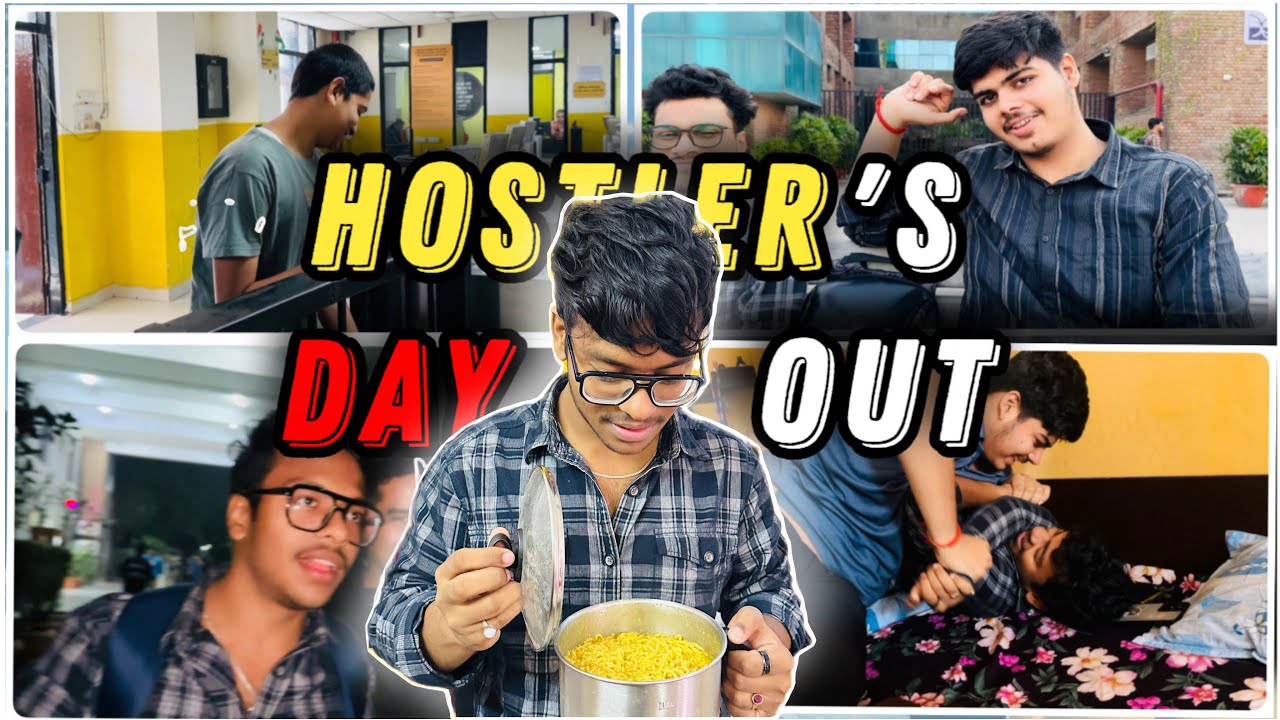 Vlog-08 || Hostler’s Day 😎at College👻 || Bhaiya Gaye Ghoome || LPU university || ft-@Omlifeee 