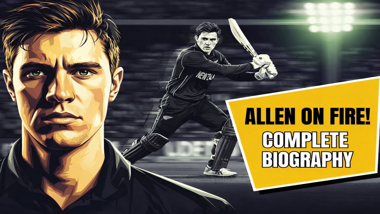 Finn Allen – The Fearless Power Hitter Transforming New Zealand Cricket | Full Biography