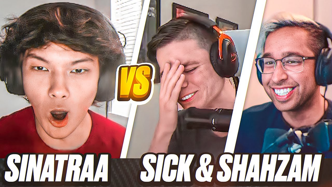 SEN SINATRAA VS SICK & SHAHZAM IN RADIANT RANKED !!!