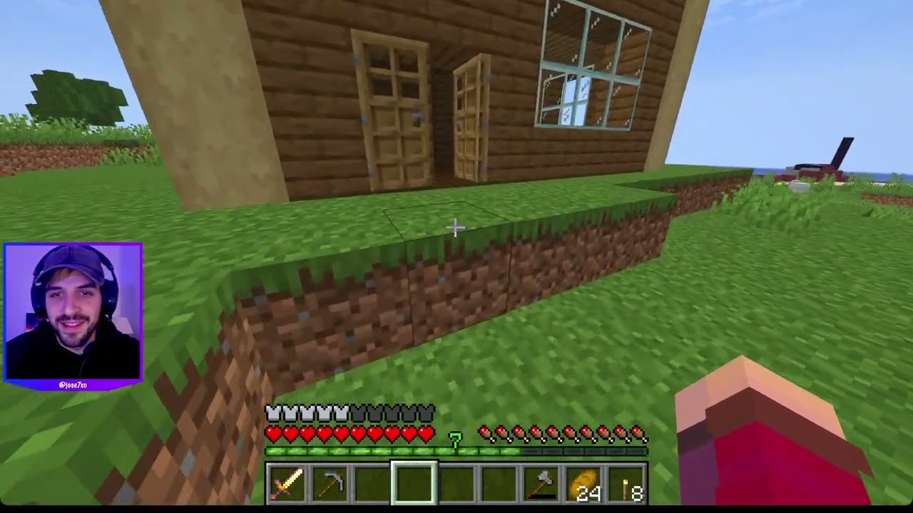 Directo Minecraft en pareja #2 y #3 - Nos asentamos en la aldea