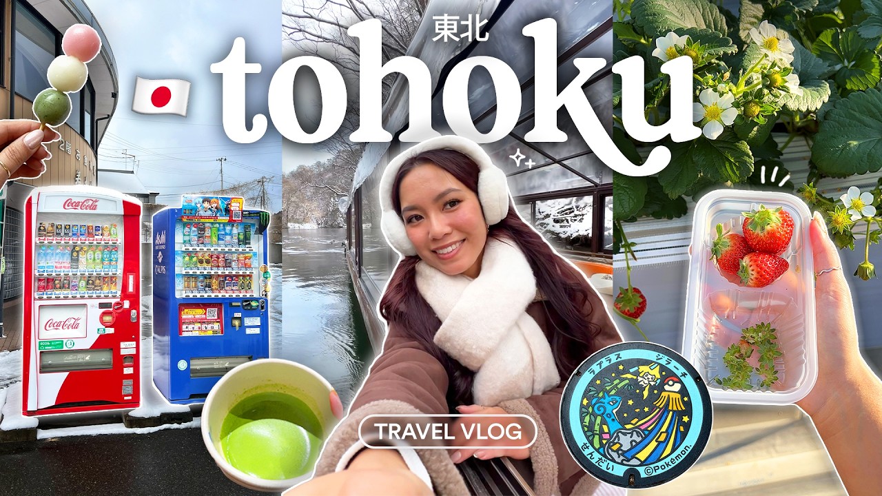 JAPAN VLOG 🇯🇵🍵🍓 tohoku's best things to do | sendai, matsushima, morioka, ichinoseki (pt. 2)
