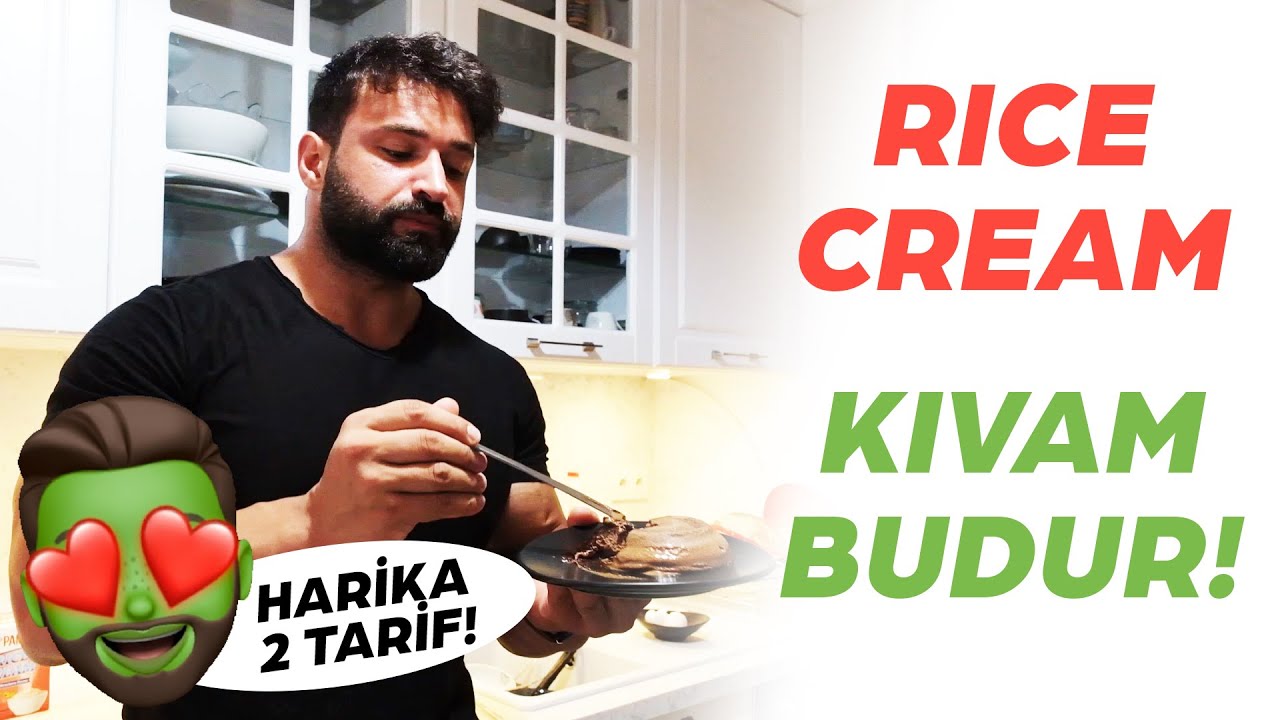 RICE CREAM TARİFİ | KIVAM BUDUR ! BİR DE BÖYLE DENEYİN!