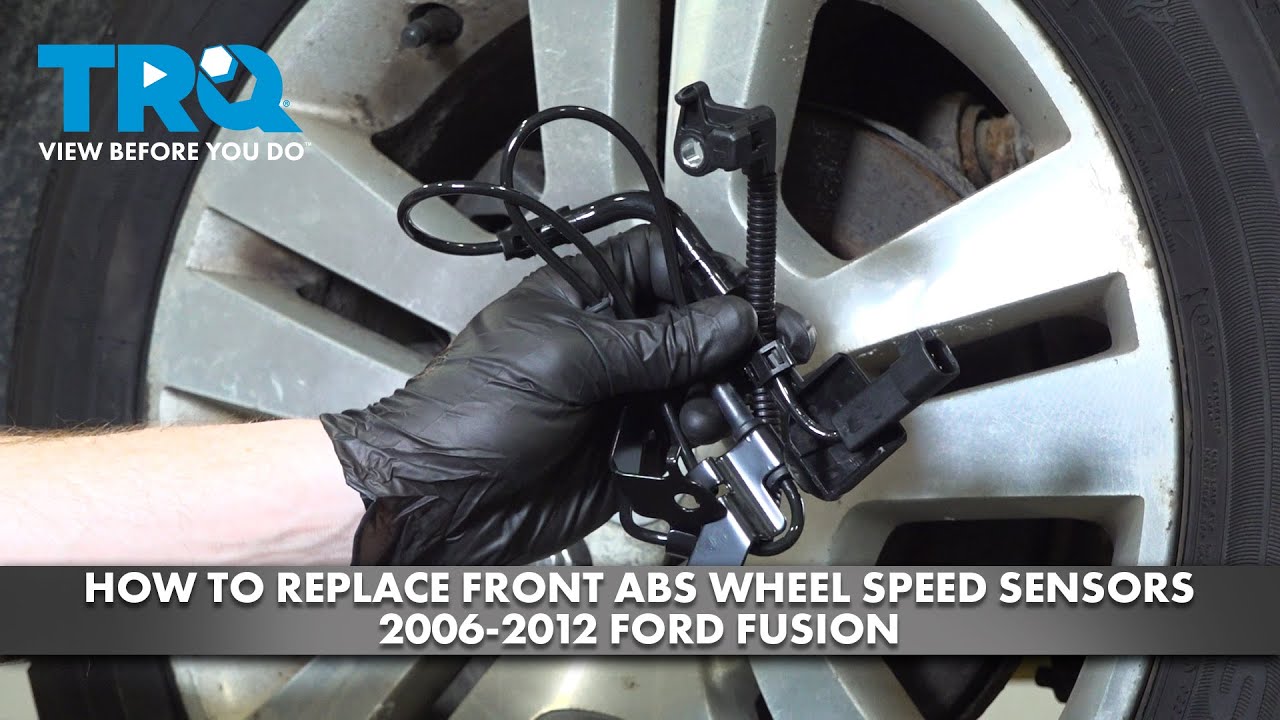 Как заменить датчики скорости переднего колеса ABS на Ford Fusion 2006-2012