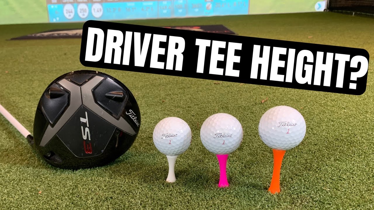 HIT LONGER DRIVES BY USING THE CORRECT TEE HEIGHT FOR YOU!