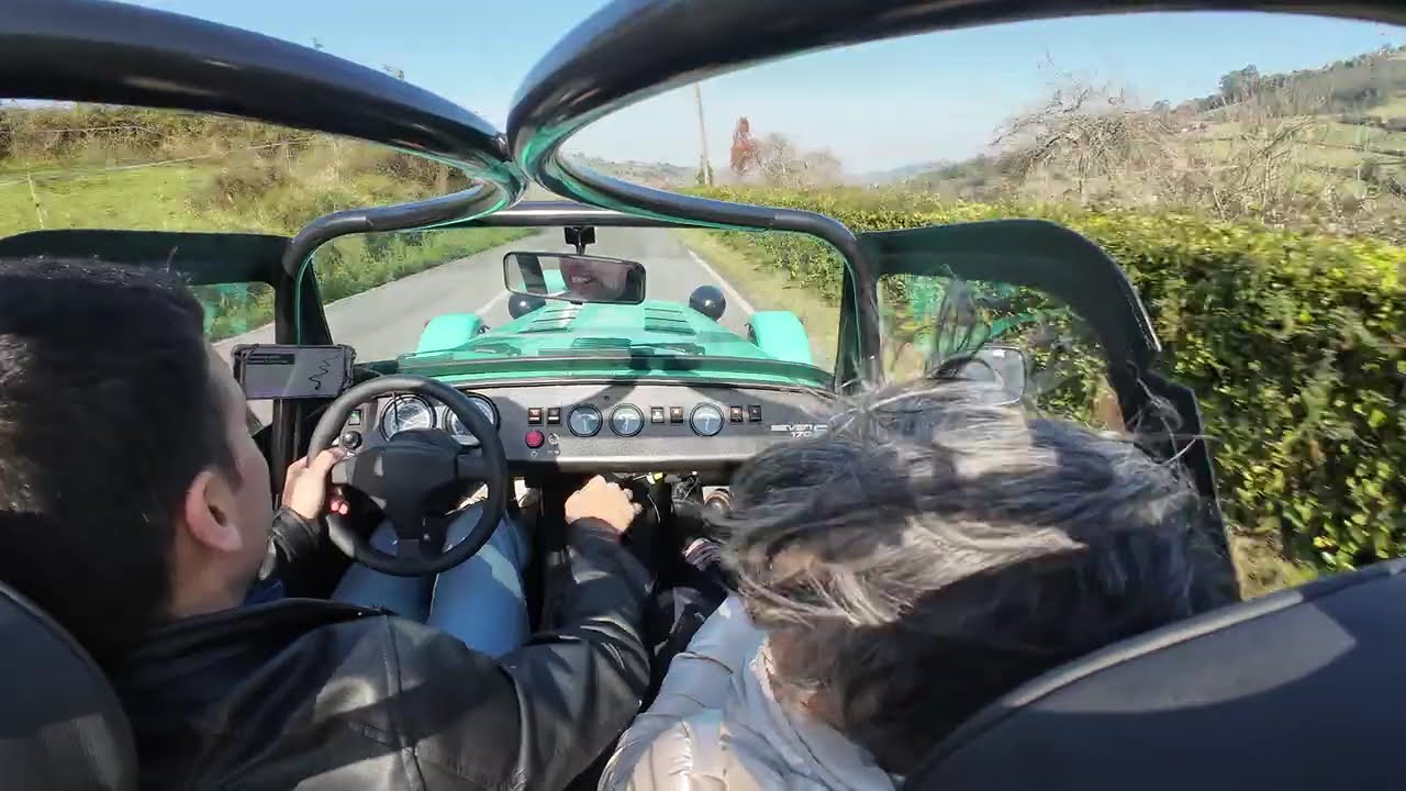 Caterham 170 Exhaust Sound — B-Road Run