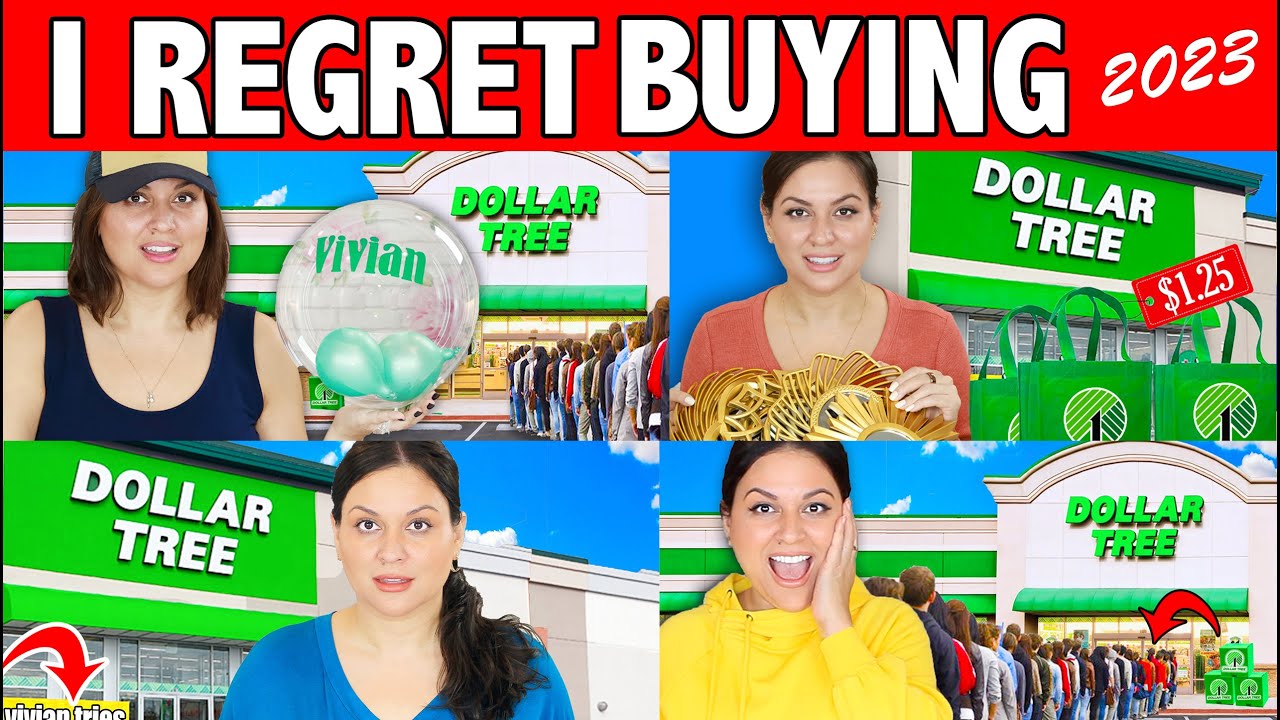 Dollar Tree Products I Now Regret Buying 2023 - Vivian Tries