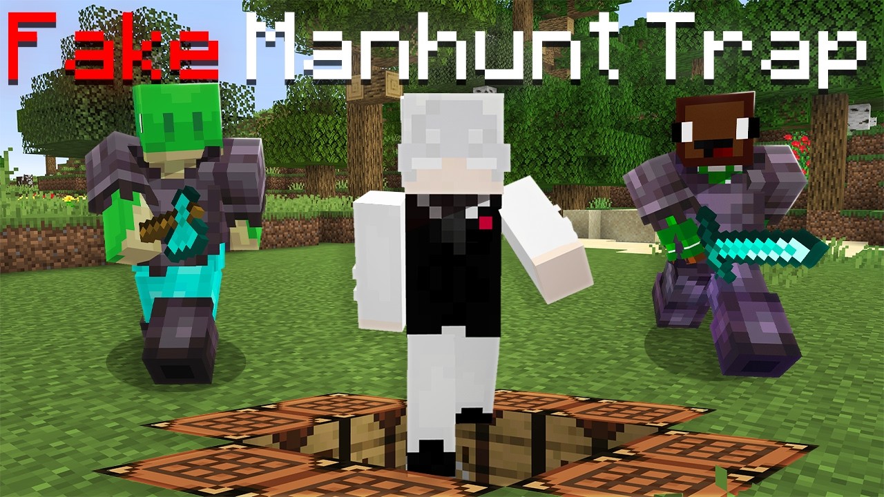 Fake Manhunt Trap In DonutSMP