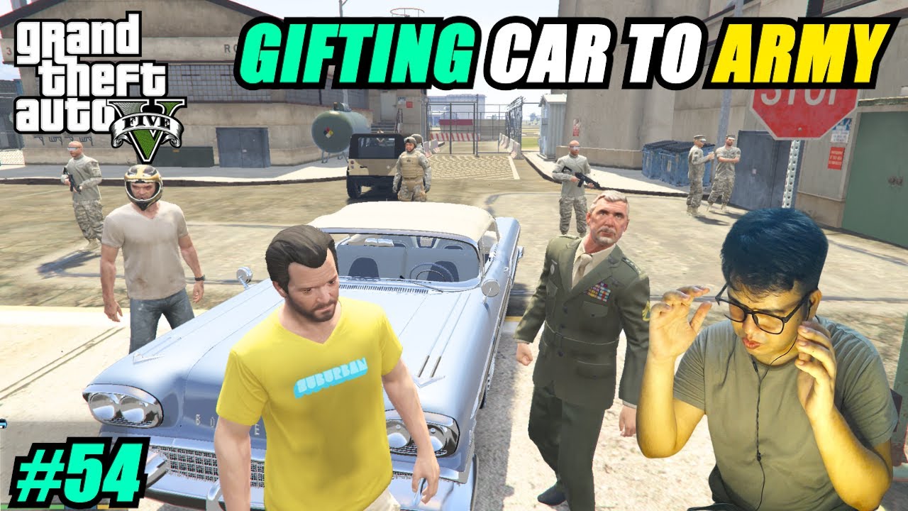 সেনাবাহিনীর কর্নেল কে দামি গাড়ি উপহার | MILLITARY CORNELL |  GTA 5 BANGLA GAMEPLAY #54