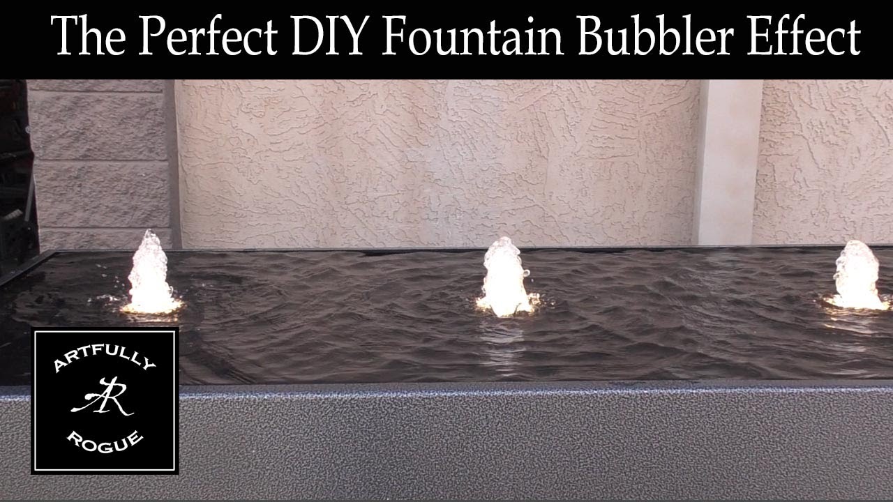 DIY Bubbler Fountain Effect - The Perfect Fountain Bubbler Effect
