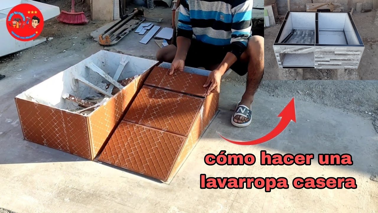cómo hacer una lavarropa casera ?? ( lavadoras de cemento)