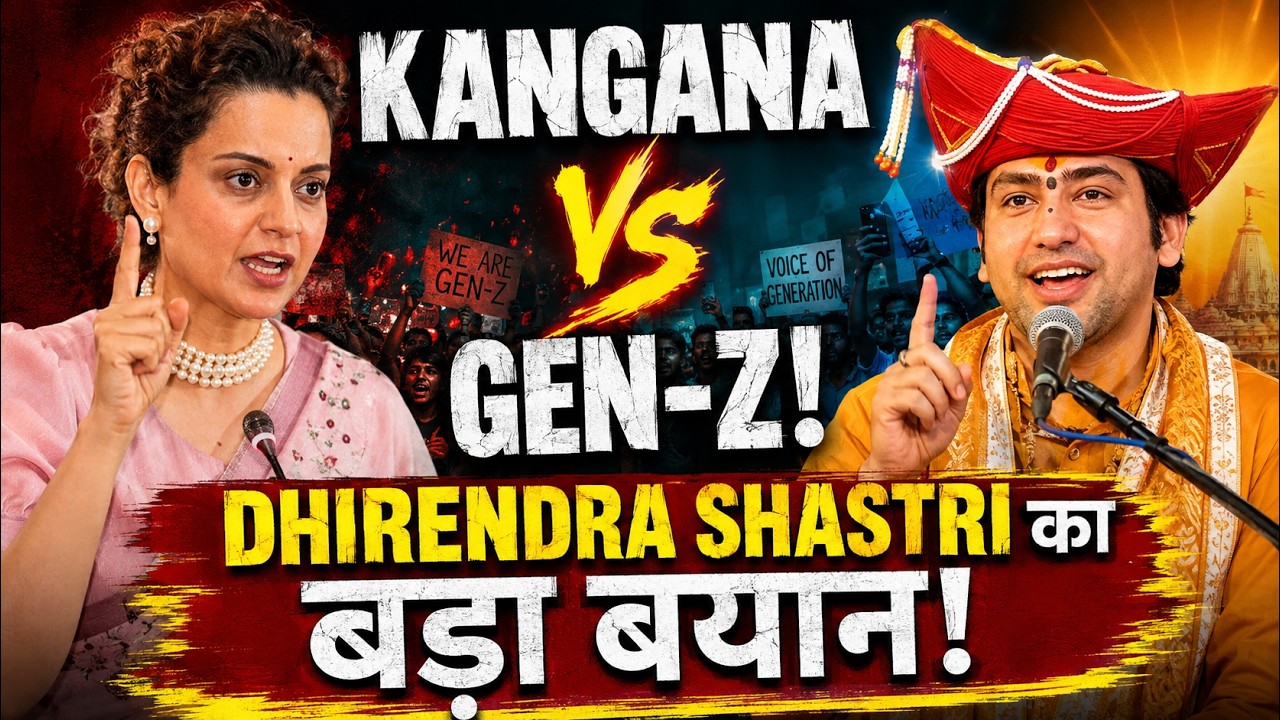 Dhirendra Shastri Defends Gen-Z After Kangana Ranaut&rsquo;s &lsquo;Generation Gutter&rsquo; Remark | Full Story
