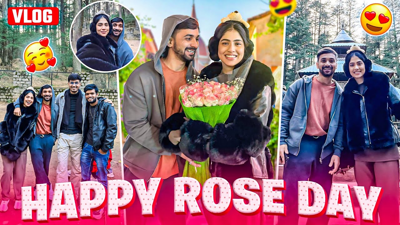 Mall road par sbke samne diye Yashi ko rose