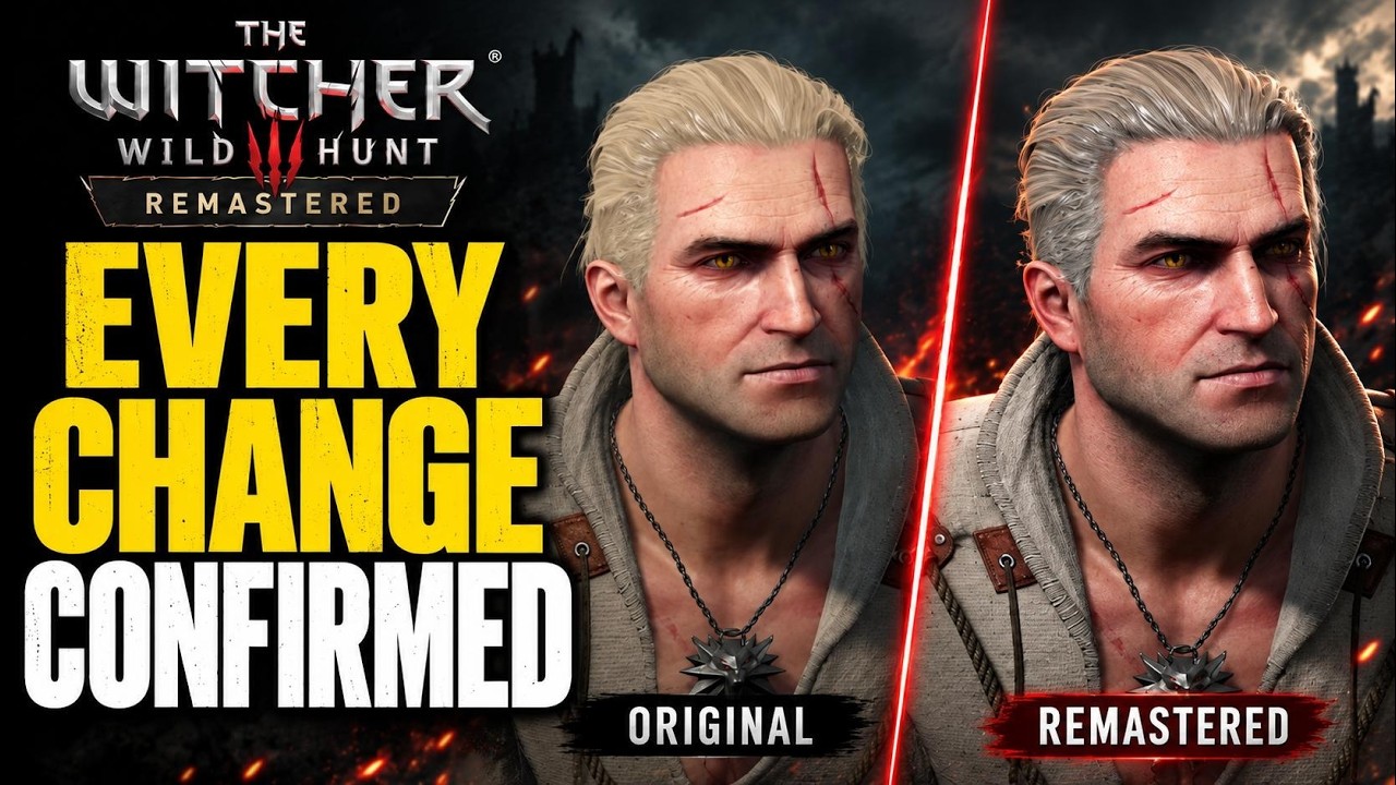 The Witcher 3: Remastered против оригинала