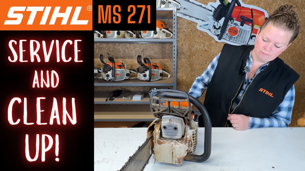 Stihl MS 271 Farm Boss Chainsaw!   First Service And Review    Let's Make This Saw Happy Again!