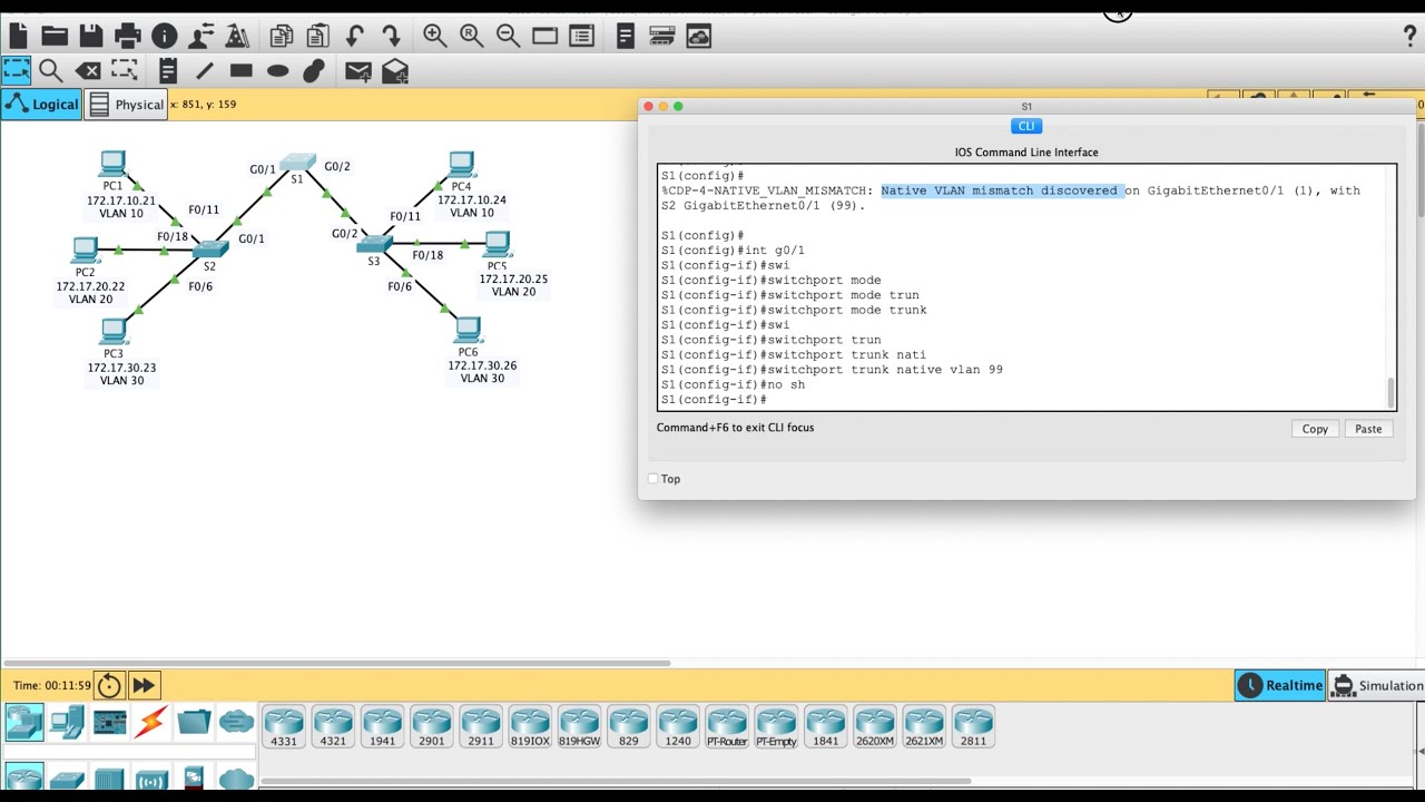 VLANs e Tipos de Portas (Acesso e Trunk)