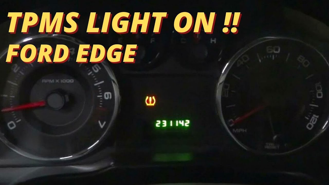 Как заменить датчики TPMS (системы контроля давления в шинах) на Ford Edge! Горит индикатор TPMS