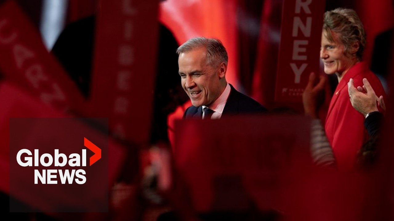 Carney addresses Liberal convention on final day
