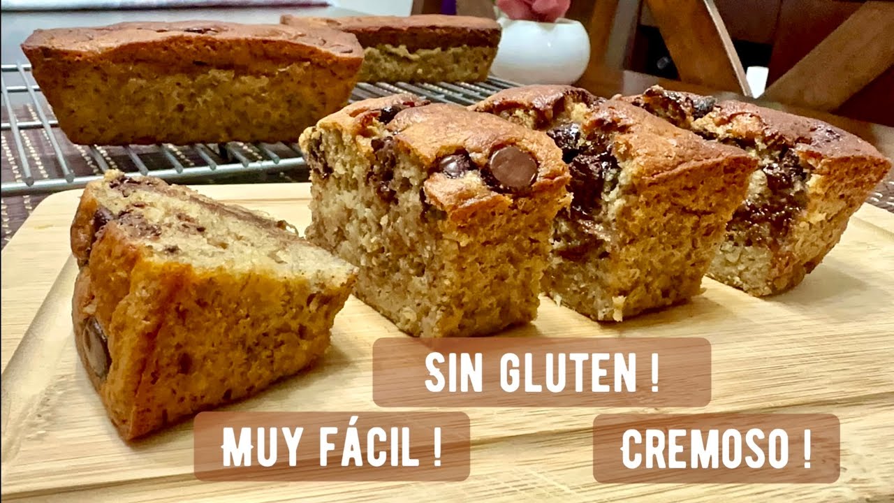 Muy f&aacute;cil sin gluten Panque cremoso sin az&uacute;car / MAY #cocinasabrosoconmay #facil #singluten