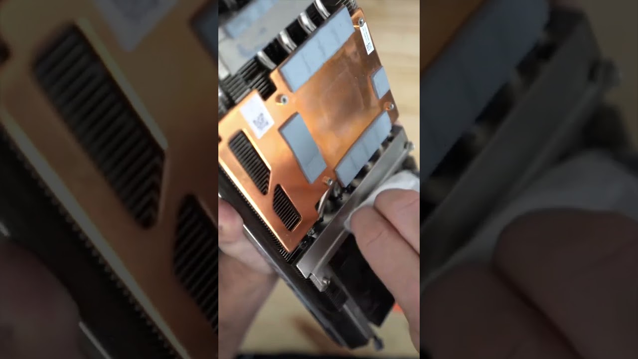 Replacing graphics card thermal pads