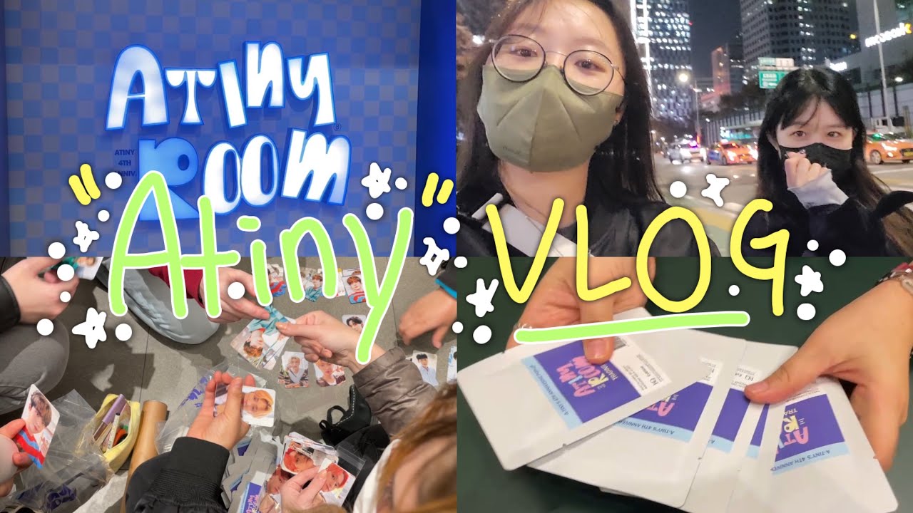 Rooroo’s Daily Atiny Vlog | Visiting Everline Atiny Room Pop-up Store (Eng Subs) 에이티니 브이로그