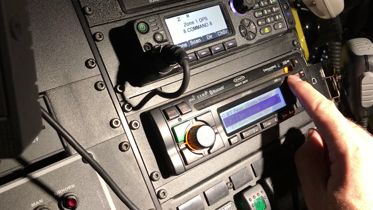 JENSEN Radio head Heavy Duty (JHD3630BT) Bluetooth setup
