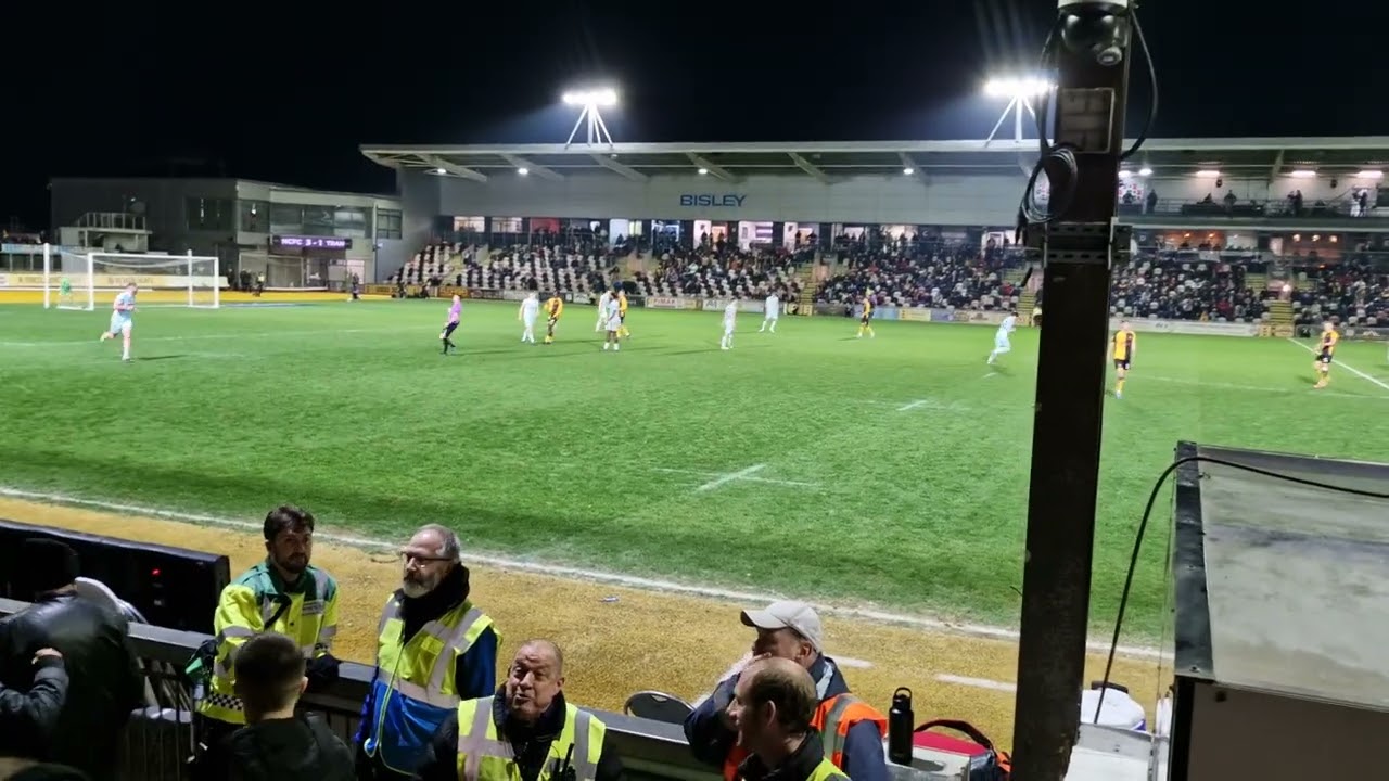 Newport fans reaction to Spellman 3rd v Tranmere home and Full Time