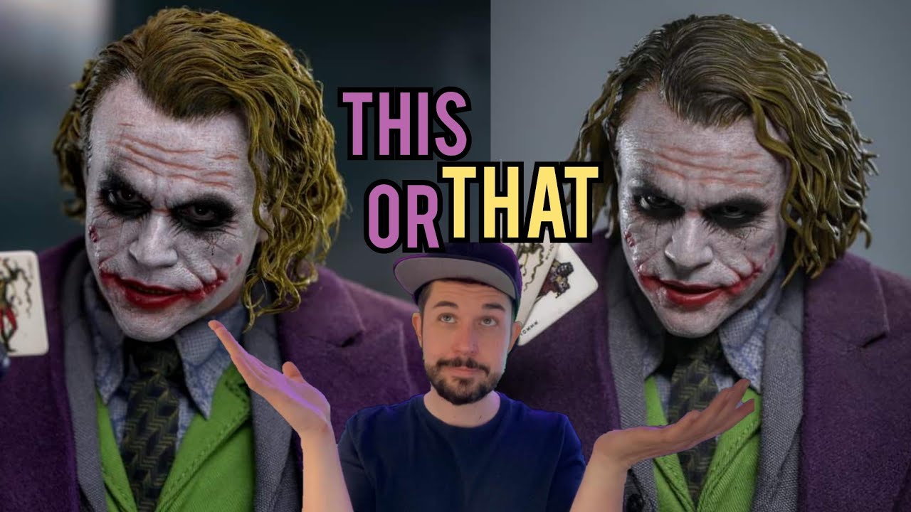 HOT TOYS ARTISAN JOKER VS SCULPTED JOKER!!! THIS OR THAT... OR BOTH??