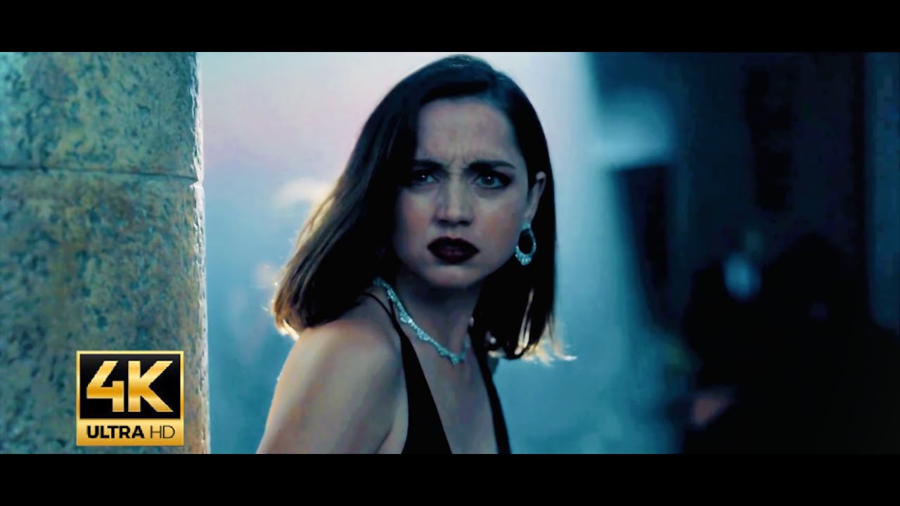 BOND AND PALOMA FIGHT SCENE NO TIME TO DIE 4K