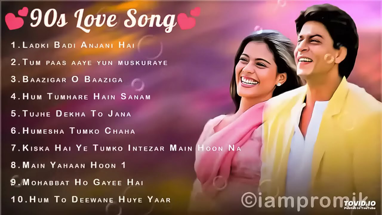 90'S Love Hindi Songs ❤️‍🩹❤️‍🩹 90'S Hindi songs Shahrukh Khan || Kumar Sanu || Lata Mangeshkar 