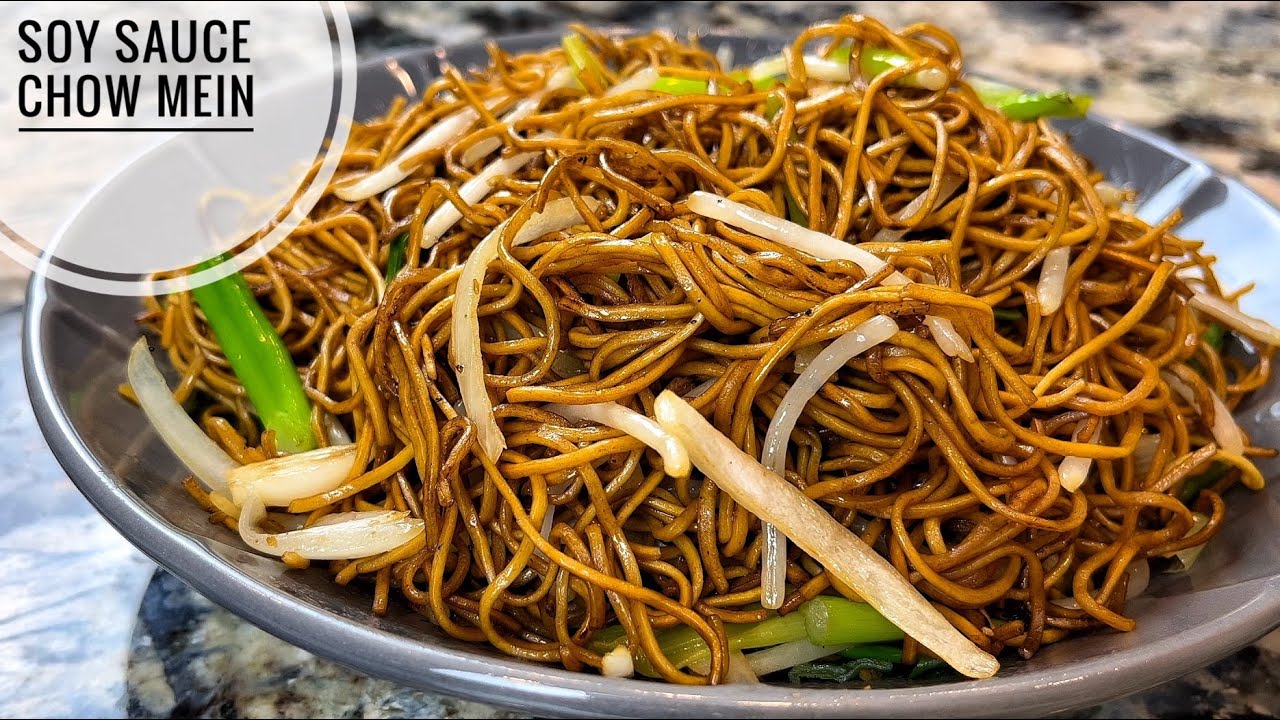Cantonese Soy Sauce Chow Mein, Super Easy Stir Fried Noodle, Better Than Take Out 豉油王炒麵