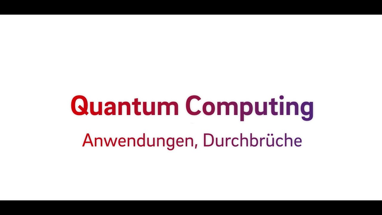 EVENT | Webinar - Quantum Computing: Anwendungen, Durchbrüche | FFHS