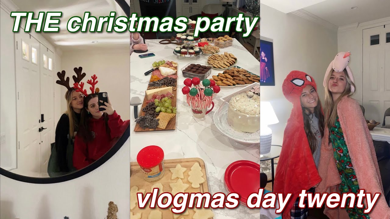 VLOGMAS DAY 20 | THE christmas party vlog