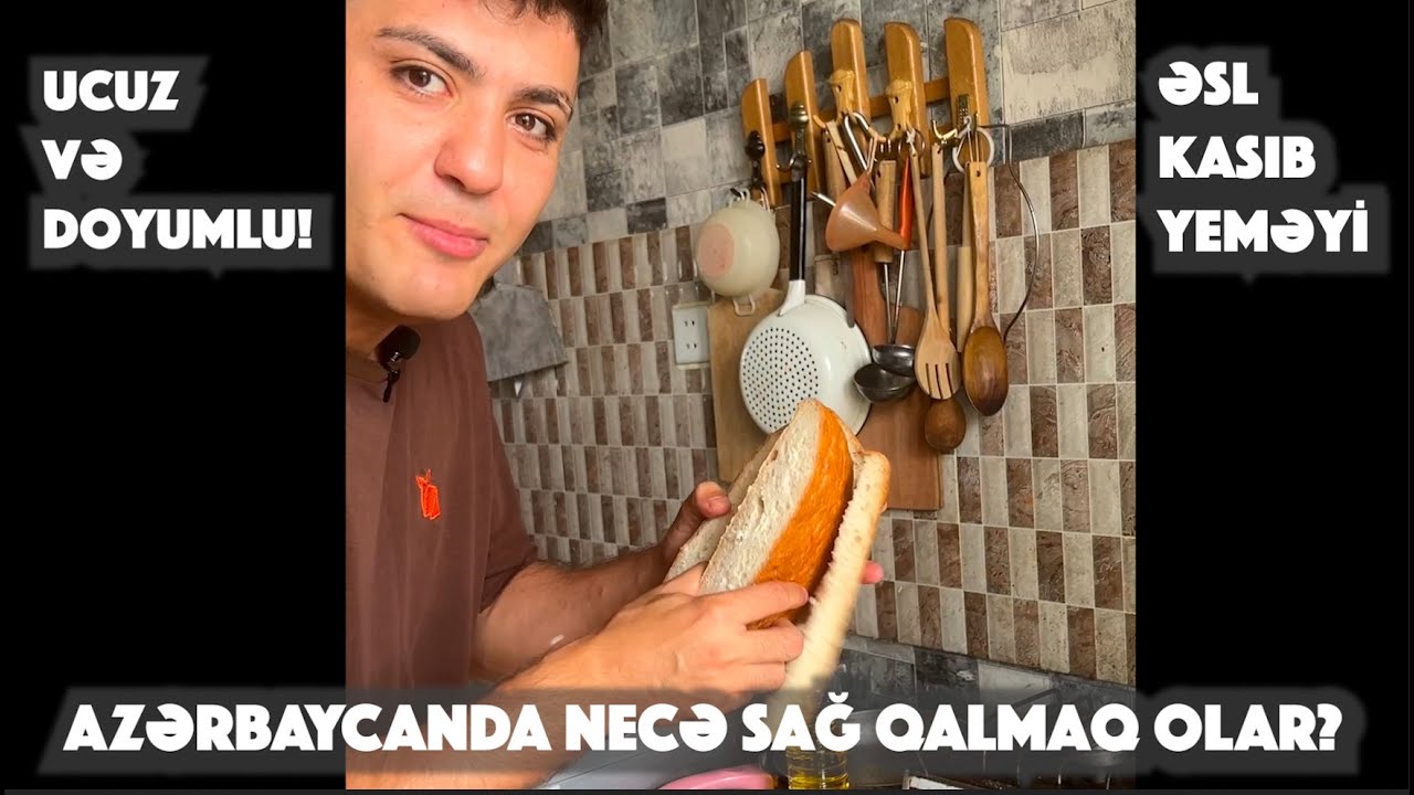 PAYLAŞ! Mehman Huseynov aşpazlıq edir! Azərbaycanda necə sağ qalmaq olar? Çörək arası çörək! Nuş!