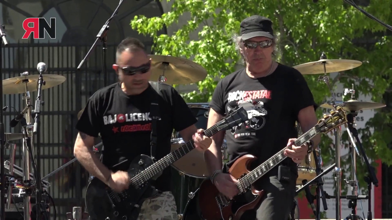 Concierto de Los Porretas en los actos del 1º de Mayo de CGT 2017