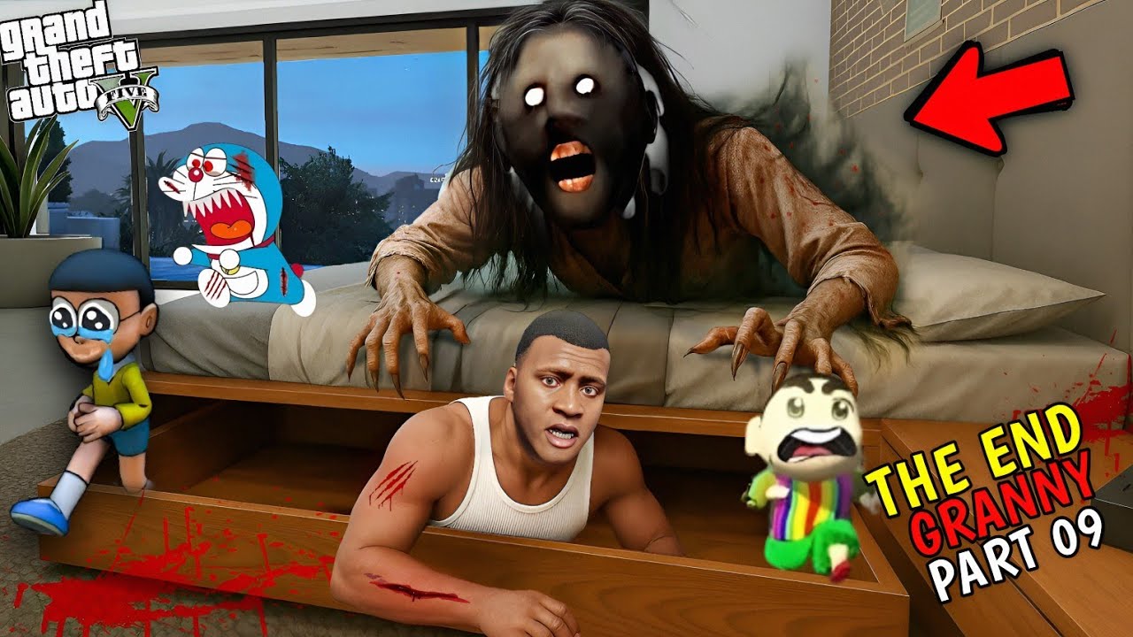 GTA 5 : Granny Try To Kill Franklin And Chop || S2 || PART # 09 || Afaq Hub