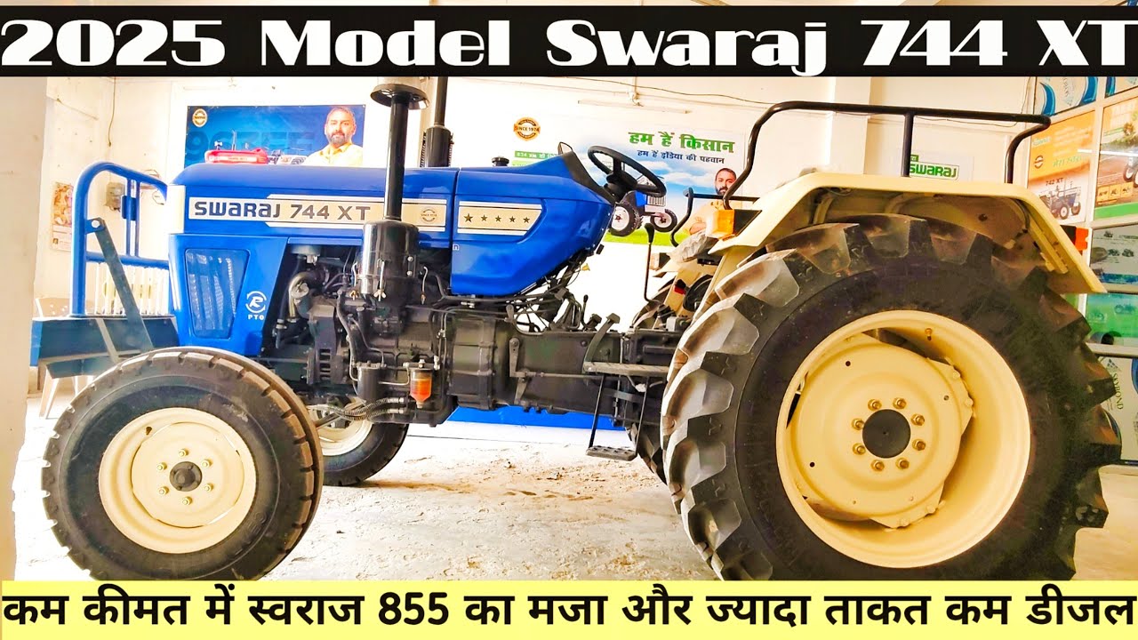 2025 Model || Swaraj 744 XT || कम कीमत में 855 का मजा @Farming Passion