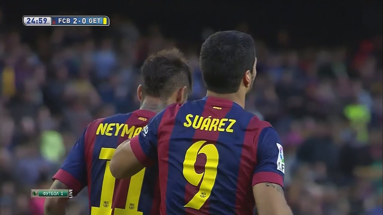 Luis Su&aacute;rez vs Getafe CF (Home) 2014/15 HD 1080i (Spanish Commentary)