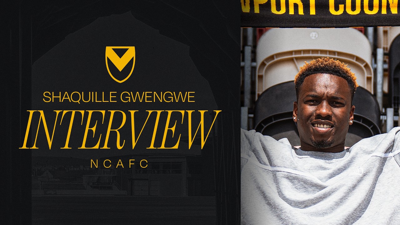 Interview | Shaquille Gwengwe excited to begin Newport County journey after 47-goal season