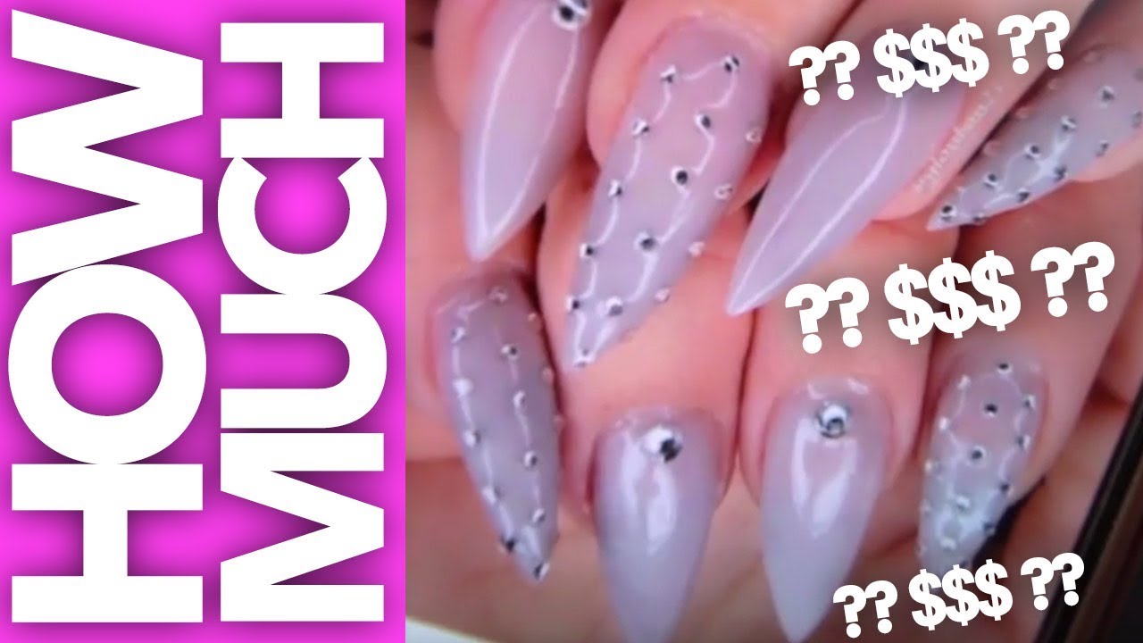 HOW MUCH - COVER TAUPE DESIGN - ACRYLIC NAILS