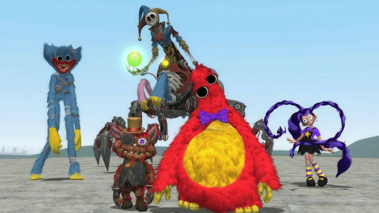 EVOLUTION OF NEW PROTOTYPE FROM POPPY PLAYTIME CHAPTER 5 vs OMNIDROIDS V19 in Garry's Mod