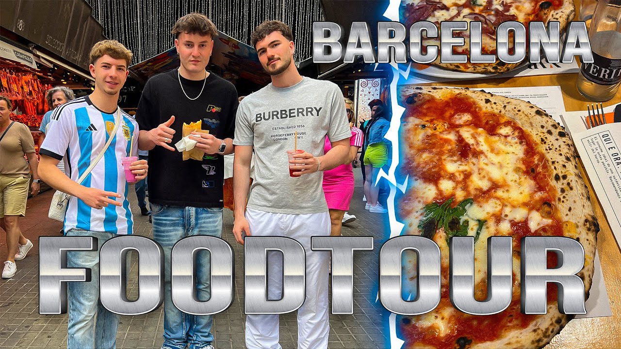 BARCELONA FOODTOUR😋 | beste Pizza meines Lebens? 🤔👀 | geile Restaurants und vieles mehr..🤩🔥
