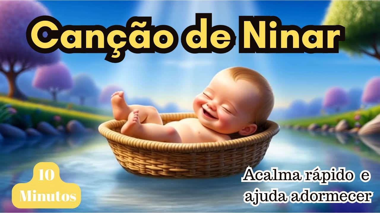 Música de Ninar Para Criança Dormir Rápido | Brilha, Brilha luz de Jesus - Som Relaxante - Gospel.