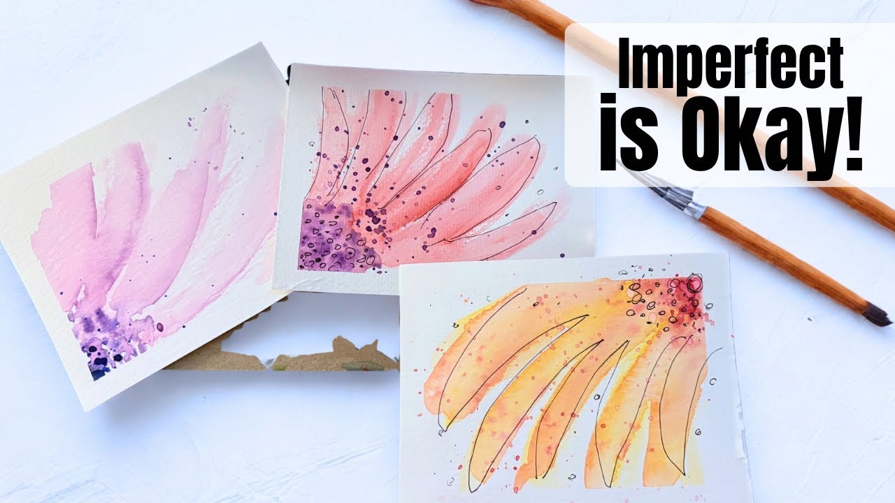 Loose Watercolor Flower Tutorial (Even If Your Petals Look Weird)