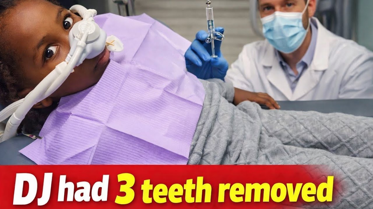 DJ denist appointment didnt go well 🫣 Don’t look #familyvlog #dentistry #laughinggas 