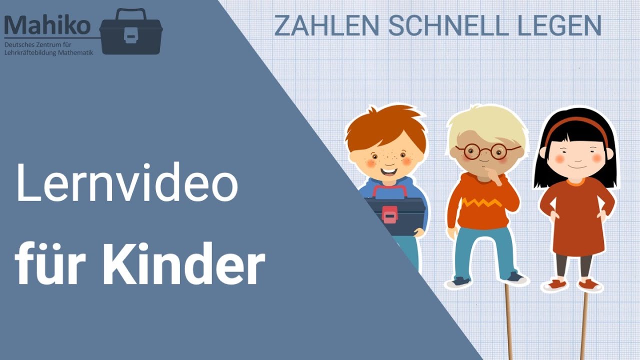 Zahlen schnell sehen – Zahlen schnell legen Klasse 1 | Mathe Lernvideos für Kinder