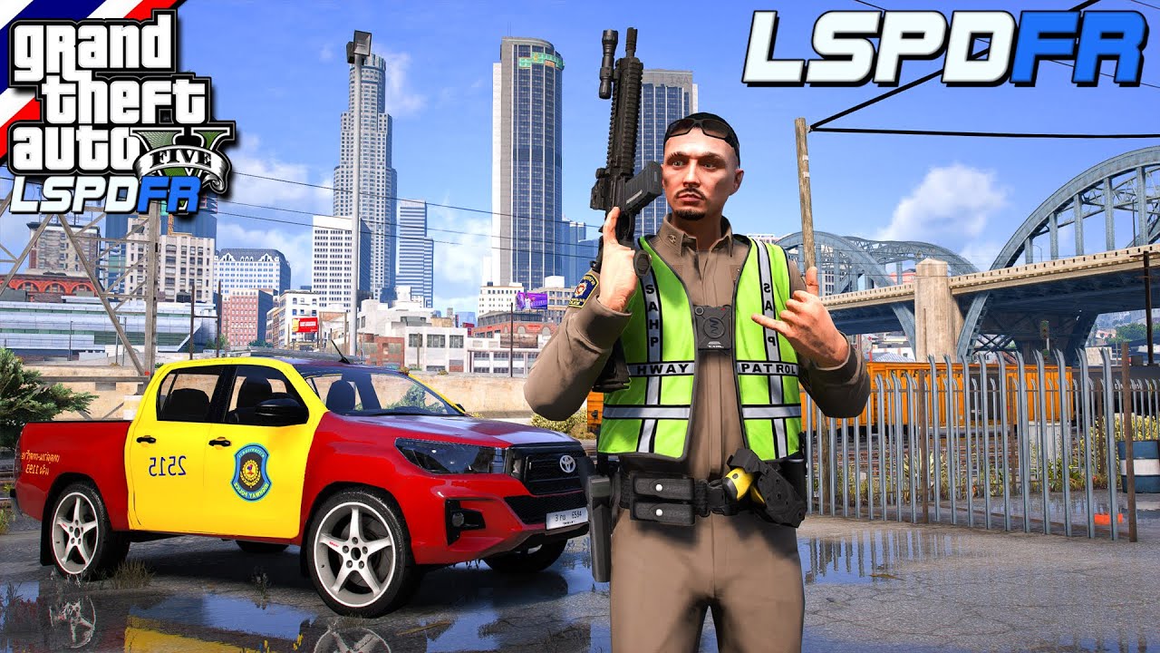 GTA V - LSPDFR มาเป็นตำรวจในเกม GTA V ตำรวจทางหลวง ใช้กล้องตรวจจับความเร็วรถ #419